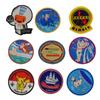 Insignias Personalizadas de Tejido Marcas Brazaletes para Ropa Zapatos y Sombreros Insignias de Parche Bordado por Computadora Charretera Calcomanías de Tela Soportes de Tejido Europeos y Americanos
