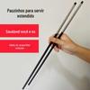 Em estoque pauzinhos públicos, galãs de jantar domésticos saudáveis, louças de hotel, pauzinhos de liga alongada, pauzinhos públicos podem ser usados como logotipo: Hot Pot