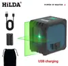 Nuevo Nivel Láser de Batería de Litio Nivel de Luz Fuerte Exterior Recargable Nivel de Línea Láser Nivelación Automática