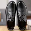 [100% couro bovino] terno de processamento especial para liquidação sapatos de couro masculinos sola grossa sapatos de couro autêntico sapatos masculinos sapatos de pai
