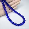 Cuentas de Vidrio de Colores de Cristal de Imitación Blanca Alta Alta Transparencia de 4-20MM Agujero Recto Cuentas Sueltas Cuentas Redondas Accesorios para Pulseras de Joyería DIY