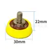 Base de Lijadora Neumática para Disco de Pulido de 1.2 pulgadas Esponja con Respaldo Papel de Lija de Terciopelo Bandeja Amoladora Angular Alta Densidad