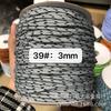 Familia Miu con 3 mm color 108 color punto de salto núcleo de poliéster envuelto en cuerda redonda cuerda para ropa sombrero cuerda para pantalones (longitud ilimitada)