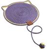 Cuerda de algodón trenzada transfronteriza almohadilla para pata de gato bola auto-hi alfombrilla para dormir integrada lavable artefacto para afilar garras alfombrilla para pata de gato
