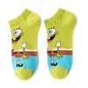 Calcetines de barco de algodón Personalidad Dibujos animados Calcetines para hombre Algodón Animación Calcetines de barco de skateboard Calcetines de suministro transfronterizo para mujer Serie Creativa