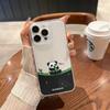 Capa de iPhone 17 Panda de Bambu Adequada para Apple 15 Pro Max, À Prova de Choque 14, Fofa 13 Pro, Cobertura Total 12