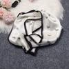 Lenço Longo de Seda Lenço de Seda de Amora Feminino Exquisito Pônei Liso Crepe Cetim Top Camada Dupla Versátil Celebridade da Internet Fita Longa