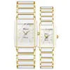 Chenxi Luz de la Mañana Relojes Populares de Plaza para Parejas para Mujeres y Hombres Venta al por Mayor Cerámica Oro Cruce de Fronteras Comercio Exterior Suministro de Relojes