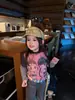Ropa Infantil Weiniguo 2026 Otoño Nueva Ropa Infantil Estilo Coreano Dibujos Animados Camiseta Falsa de Dos Piezas para Niñas Camiseta de Otoño