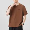 Roupas Masculinas Xintang 2026 Nova Camiseta de Verão Masculina Camiseta de Manga Curta com Estampa Tridimensional de Silicone Top