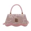 Bolsa Transversal Pequena Quadrada Casual Tendência Fresca Estampada Grande Capacidade Moda Casual Popular Verão 2026