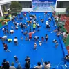 Lona para Piscina de Actividades al Aire Libre de Jardín de Infantes Tela Impermeable Parque de Atracciones Toldo para Jugar Protección Solar Lona de Tela de Lluvia Engrosada Versión Engrosada