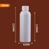 Atacado 10-300ml Garrafas Plásticas de Porcelana Branca Garrafas PET Garrafas Vazias para Cosméticos Loção Hidratante Garrafas Reutilizáveis para Viagem