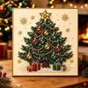 Pintura de Pérolas de Natal Transfronteiriça Kit DIY Feito à Mão Feriado de Natal Quebra-Nozes Guirlanda Pintura Diamante Vários Tamanhos