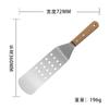 Espátula de Acero Inoxidable para Cocinar, Herramienta de Cocina para el Hogar, Utensilios de Cocina para Bistec, Hamburguesa, Tortitas Agarradas a Mano, Mango Largo