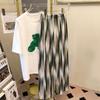Pantalones de pierna ancha plisados para mujer, verano, finos, rectos, holgados, casuales, tie-dye, degradado, explosión de este año, pantalones frescos de seda helada