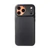 Novo Modelo Aplicável ao Apple 18promax Padrão Lichia Adesivo Magnético Capa de Couro para Celular iphone17 Capa Protetora à Prova de Queda