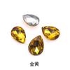 Rhinestones de Vidrio Brillantes con Forma Irregular y Base Puntiaguda de Gota de Agua para Decoración de Fundas de Teléfono, Ropa DIY, Accesorios de Vestidos de Novia y Adornos
