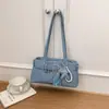 Bolso de Mano de Mezclilla Estilo Coreano para Mujer 2026 Nuevo Diseño de Marca Pequeña Moda Simple Moderno Bolso de Hombro