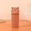 Porta-canetas de Silicone Desenho Animado Estojo Porta-lápis Estilo Fofo Armazenamento Porta-canetas de Alto Valor Estudante Criativo Bolsa de Papelaria Bolsa para Lápis