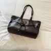 Bolsa Tote Plissada Fashion de Alto Valor 2026 Nova Bolsa de Ombro Casual Grande Capacidade Elegante Cor Sólida Bolsa de Mão Tendência