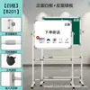 Soporte móvil con superficie magnética de doble cara para uso doméstico, pizarra pequeña, pizarra blanca, pizarra verde para oficina, enseñanza, capacitación y garabateo y escritura de niños