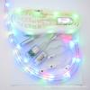 Tiras de Luz com Luzes Coloridas Piscantes Impermeáveis com Carregamento Cordão de Luz Colorido para Sapatos Luzes de Sapato Coloridas Tiras de Luz Coloridas para Sapatos Personalização Transfronteiriça
