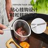 Colador semicircular de acero inoxidable para fideos, pesca, olla caliente, rejilla para aceite, colador para olla caliente picante, cuchara para estufa lateral, colador de malla, colador de malla