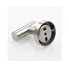 Gancho simple de acero inoxidable 304 transfronterizo para baño, gancho para abrigos con perforación, hotel negro, cocina, pared, gancho para abrigos