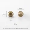 Manija de Puerta de Gabinete Estilo Antiguo Vintage Todo Cobre Estilo Americano Estilo Francés Silencioso Estilo Japonés Bola Antigua Manija de Latón para Armario
