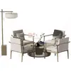 Oficina de Ventas Minimalista Moderna Mesa y Sillas de Negociación Estilo Chino Nuevo Sillas de Ocio para Recepción, Vestíbulo de Hotel, Club