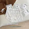 Atacado Verão Seda de Gelo Tamanho Grande Caixa com 5 Peças Boxer Feminino de Alta Elasticidade Estilo Fino Shorts Boxer Feminino