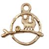 Cross-border venda quente kc ouro liga gato animal série pingente pingente pingente diy pulseira colar brincos jóias acessórios