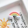 Nueva Estrella Blanca Nube Arcoíris DIY Resina Accesorios de Joyería Parche Crema Gel Caja de Almacenamiento Taza de Agua Material Hecho a Mano