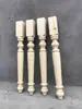 Patas de Mesa Macizas Talladas en Madera de Dongyang, Patas Talladas para Mesa de Comedor, Patas de Gabinete, Patas para Mesa de Café DIY, Patas Redondas para Mesa, Soportes de Columna Romana, Estilo Europeo