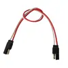 Cable de Extensión Impermeable Personalizado de 2 Pines Americanos Sae Calibre 18AWG Longitud 12 pulgadas Conector de Remolque Cable