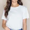 Moda coreana de verano gafas de moda para mujer estampado de letras de perro casual manga corta transfronterizo una generación de ropa para mujer