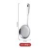 Colher de Aço Inoxidável para Bolinho Grande Escorredor Panela Quente Cozinha Colher de Cozinhar Comercial Grelhas de Óleo para Fritura Colher Filtro Colher de Separação de Óleo Anti-Escaldante