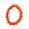 Pulseras de Jade al por Mayor, Pulseras de Cuentas Redondas de Jade Cuarcítico, Pulseras Rojo Cereza, Pulseras Rojo Naranja, Ventas Directas de Fábrica