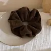 Goma de Pelo Tejida de Color Sólido para Mujer, Suave y Versátil, Básica, Dulce, para Recoger el Cabello, Cola de Caballo, Accesorio para el Cabello, Banda Elástica