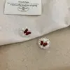 Brincos Únicos e Sofisticados Estilo Doce-Cool, Personalizados, Compactos, Simples, Modernos, Versáteis, Targuinhas Vazadas de Borboleta com Pérola