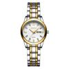 Relógio Chennuo Relógio de Quartzo Feminino Calendário Duplo Luminoso À Prova D'água Relógio Cravejado de Diamantes Pulseira de Aço Relógio Feminino Dropshipping Relógio
