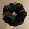 Goma para el Cabello Dulce y Versátil para Niñas, Estilo Coreano, Estilo Perezoso, Tamaño Extra Grande, Adecuada para Cabello Grueso, Banda Elástica de Alta Elasticidad para Peinados de Moño