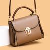 Bolso de Mano para Mujer para Todo Combinado Nuevo Contraste de Color Bolso de Hombro Casual de Moda PU Moderno Bandolera Estereotipo Bolso Cuadrado Pequeño para Mujer