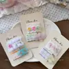 Grampo de Cabelo de Tecido Estilo Coreano Desenho Animado Bordado Infantil Presilha para Franja Cereja Morango Presilha Lateral para Menina BB Clip