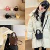 Mini Bolsa de Cubo Pequeña para Mujer 2024 Nueva Moda Nicho Bolso Mensajero Moderno Casual Boca Roja Bolso de Mano Simple