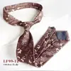 Gravata Impressa Estilo Retro Hong Kong 8cm Amarrada à Mão para Casamento Masculino, Apresentação, Uso Diário, Acessórios para Terno Formal