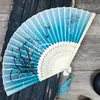 Regalos Clásicos de Estilo Antiguo, Abanicos de Seda y Bambú, Abanicos de Bambú y Madera Estilo Japonés, Abanicos de Flor de Cerezo, Abanicos Plegables, Accesorios de Baile al por Mayor