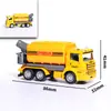 Juguetes de Autos de Aleación para Niños Vehículos de Ingeniería Metálicos Excavadoras Vehículos de Saneamiento Urbano y Tráfico Modelo de Coche Adornos Regalos