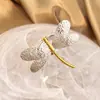 Anillos de Acero Inoxidable Europeos y Americanos, Modernos y Tendencia, Estilo Minimalista, Anillo de Libélula Animal, Anillo de Acero de Titanio con Diseño de Nicho para Mujer